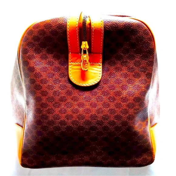 Celine Boston Bag in Excellent Conditionion PVC BROWN COLOR - Picture 2 of 9